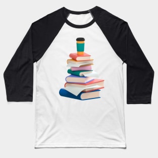 Books & Coffee Baseball T-Shirt